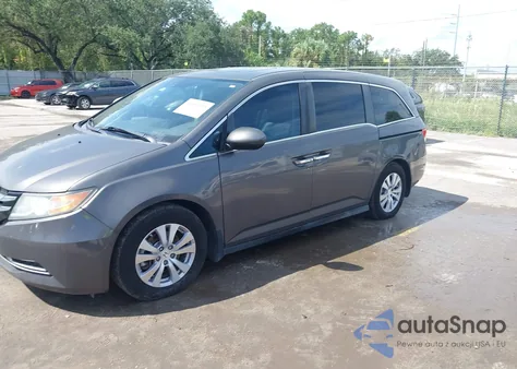 2016 Honda Odyssey Ex-L из США, поврежденный, VIN 5FNRL5H65GB085336